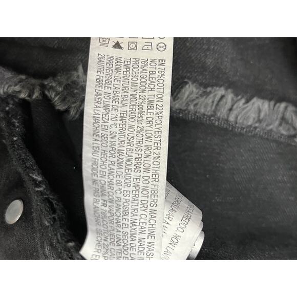 Forever 21 Women’s Overall Mini Dress Black Womens size Extra Small XS Jean - Picture 7 of 7